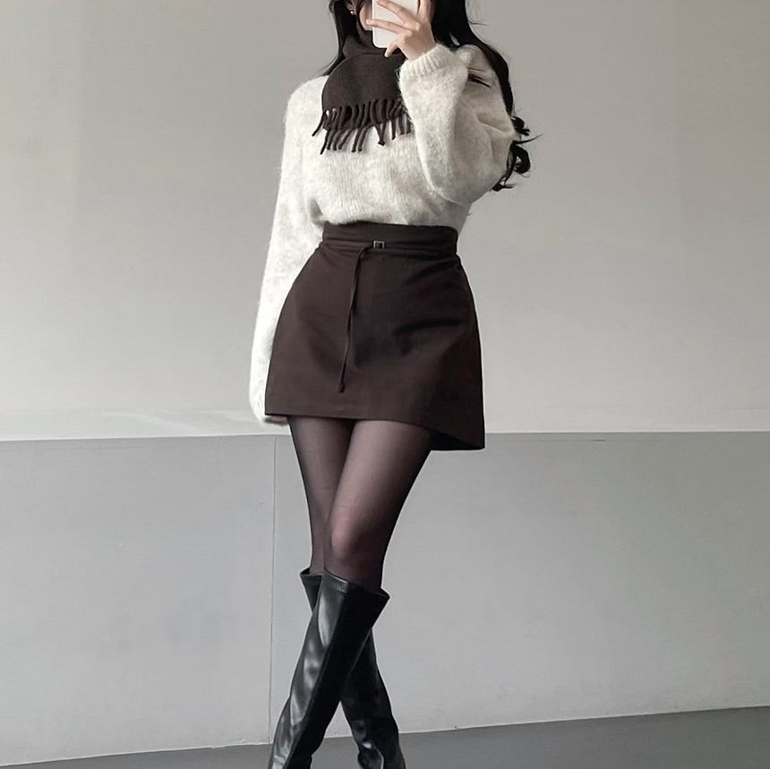 25YR2604 小扣飾Skirt