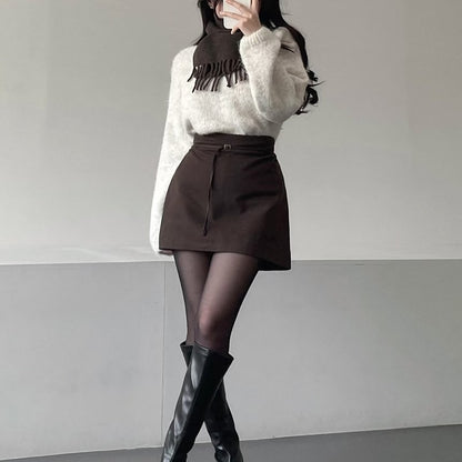 25YR2604 小扣飾Skirt