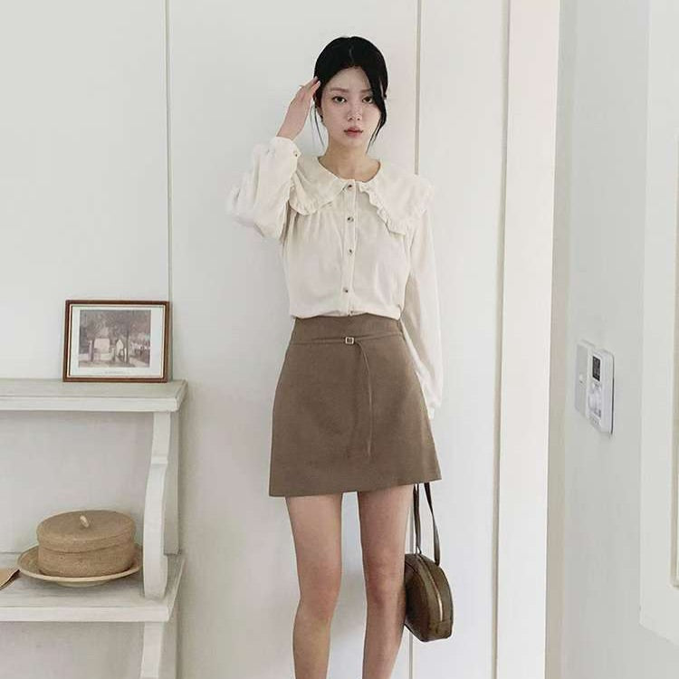 25YR2604 小扣飾Skirt