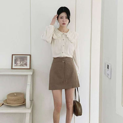 25YR2604 小扣飾Skirt