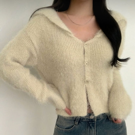 25YR2701 小反領Cardigan
