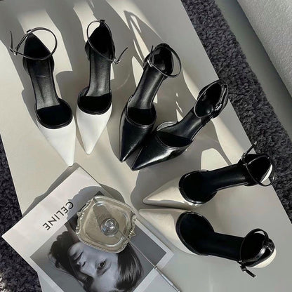 24YR0516 Color Matching Heel 6.5cm