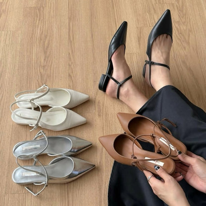 25YR1002 尖頭Flat Shoes 1cm
