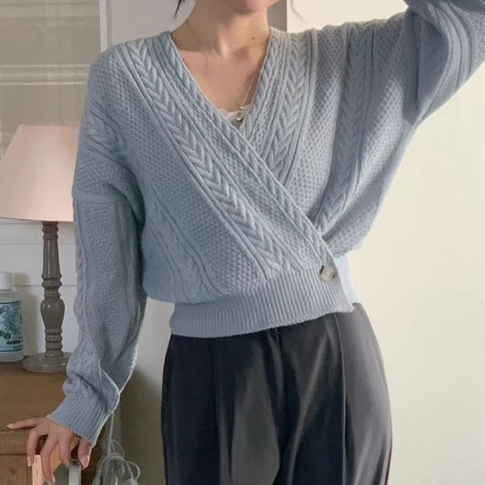 22YR0317 麻花針織Cardigan