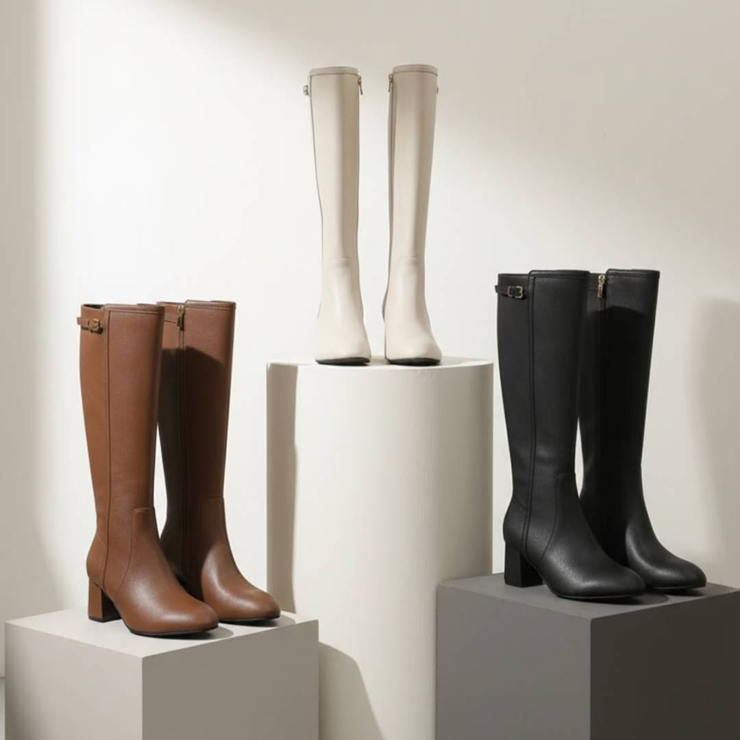 25YR2714 Leather Boot 6cm