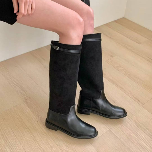 25YR2801 小扣飾長Boot 2cm