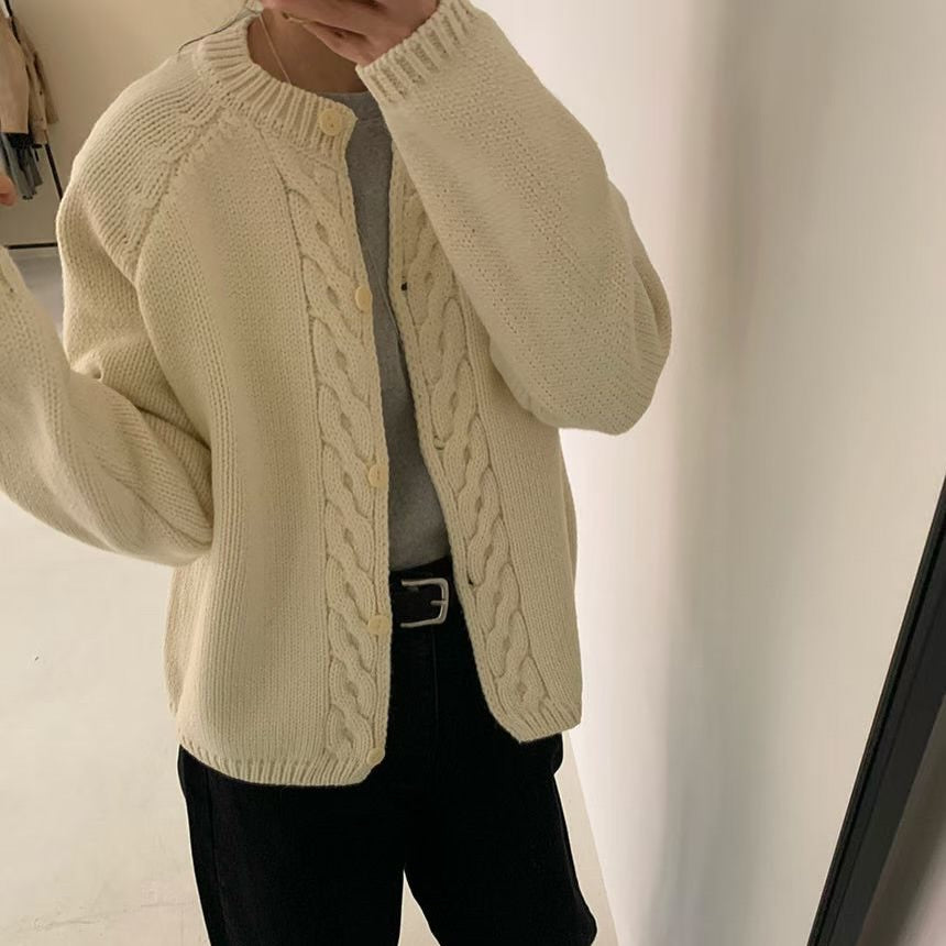 25YR2814 麻花Cardigan