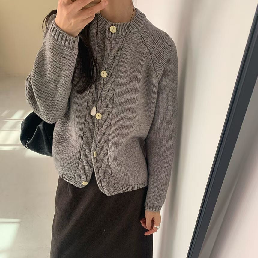 25YR2814 麻花Cardigan