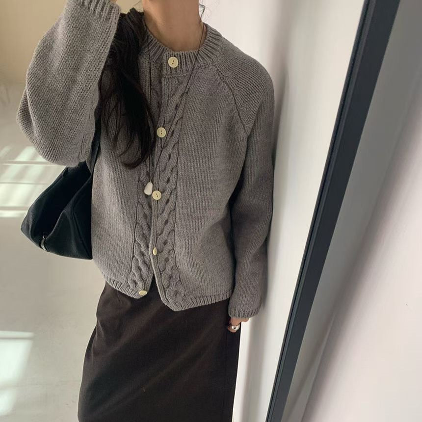 25YR2814 麻花Cardigan