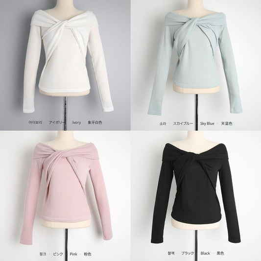 24YR0405 Sugar Off Shoulder Top