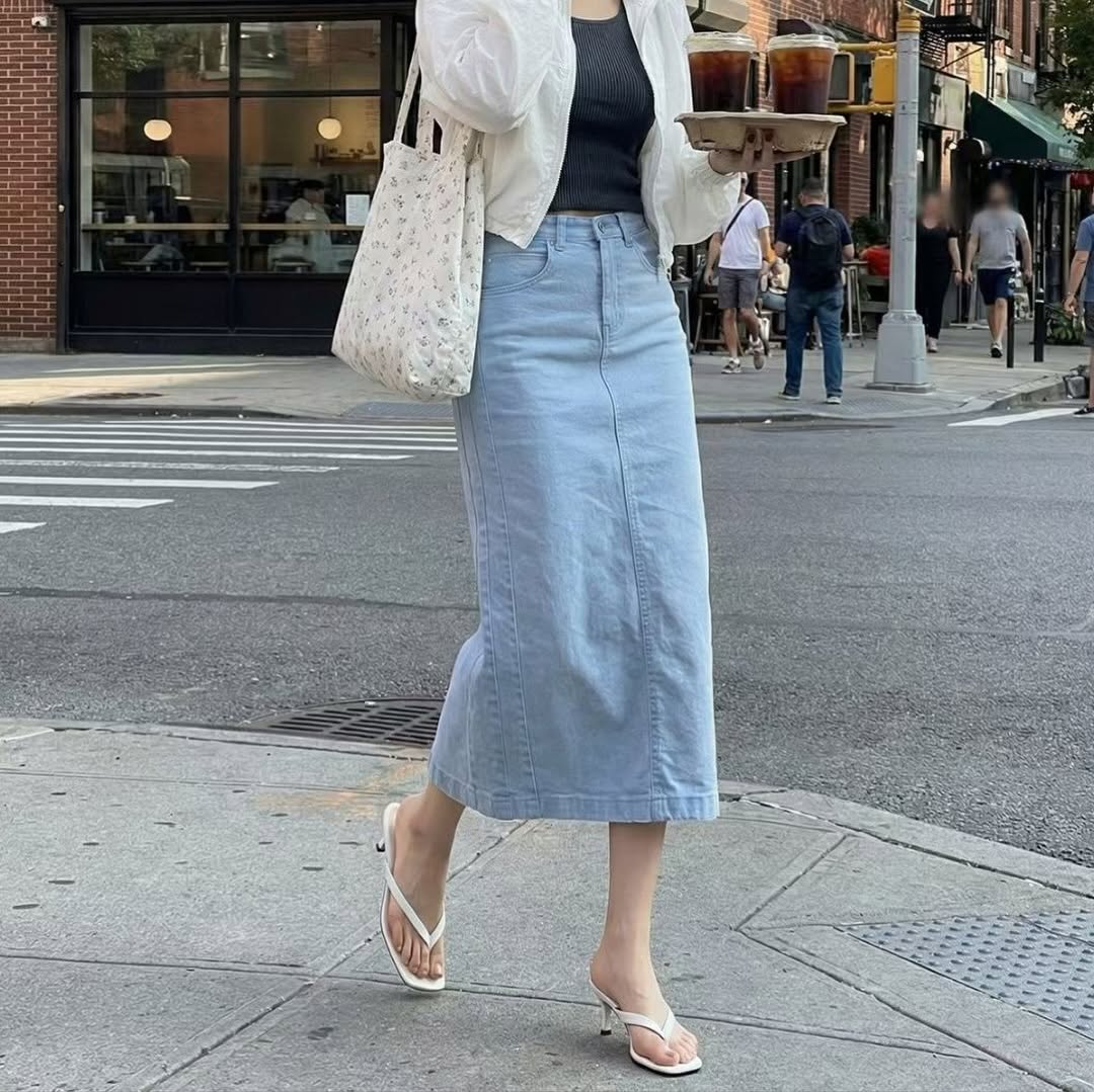 26YR0105 Denim Skirt