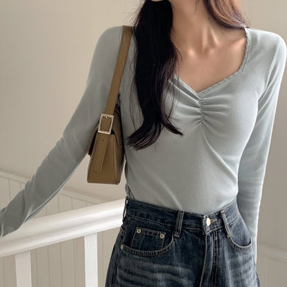 26YR0203 小皺褶上衣