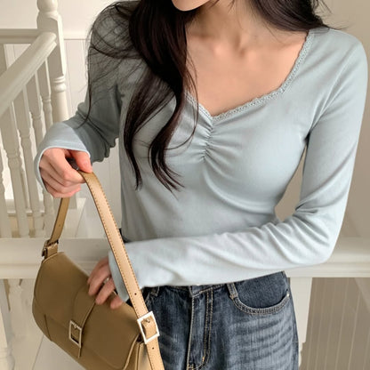 26YR0203 小皺褶上衣