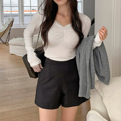 26YR0203 小皺褶上衣