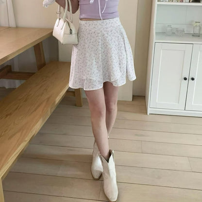 26YR0413 Floral Skirt