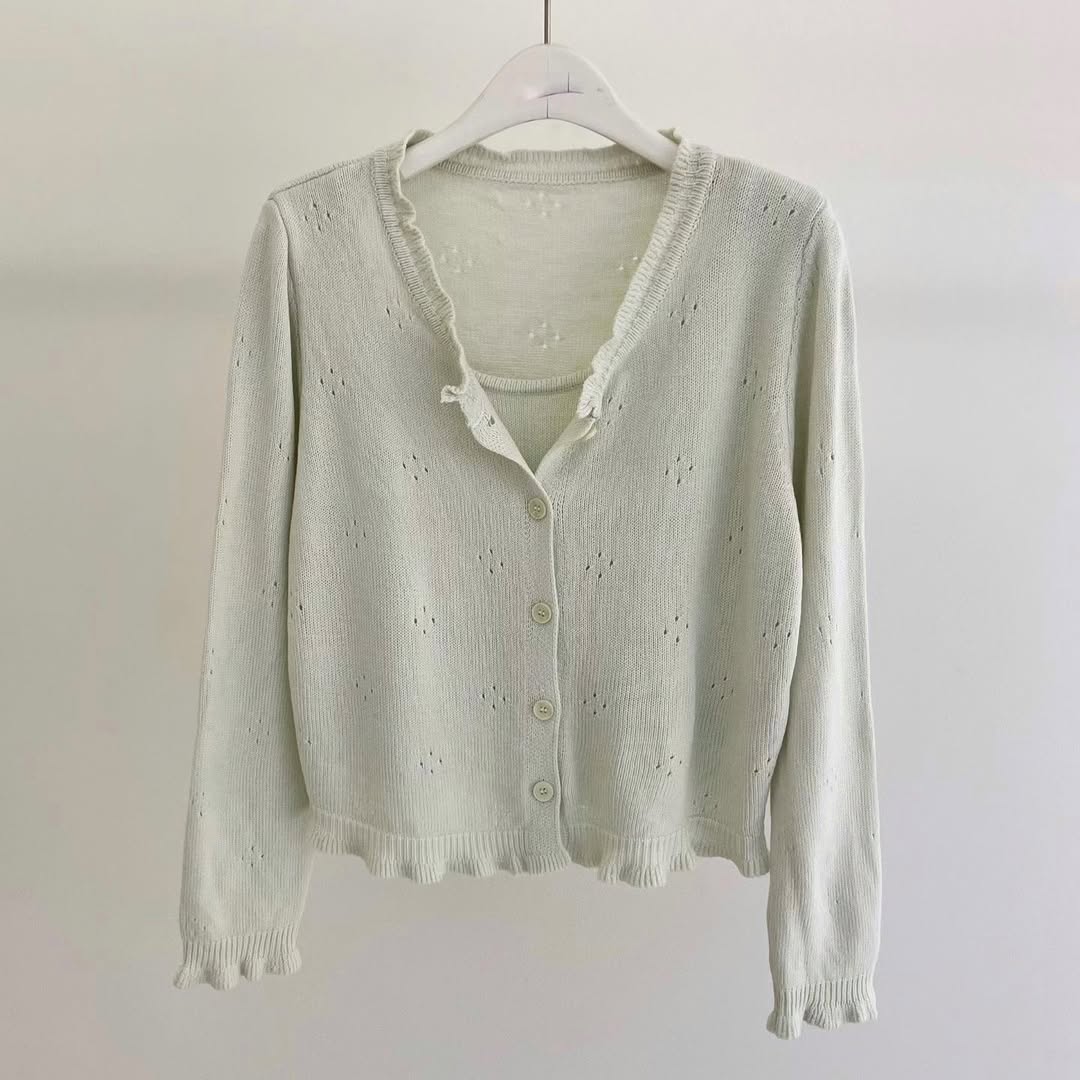 26YR0401 Cardigan Set