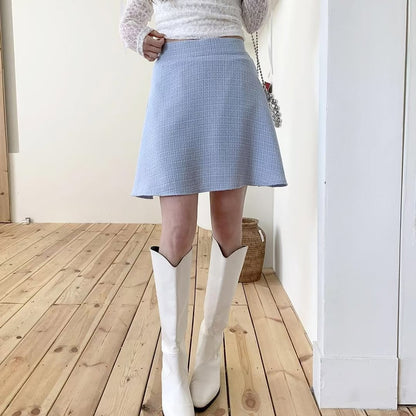 26YR0416 Tweed Skirt