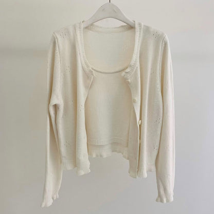 26YR0401 Cardigan Set