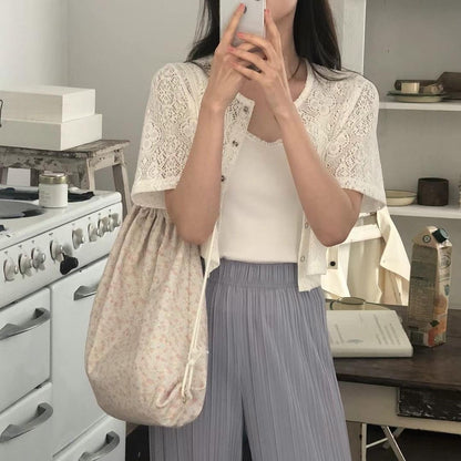 24YR0714 Lace Cardigan