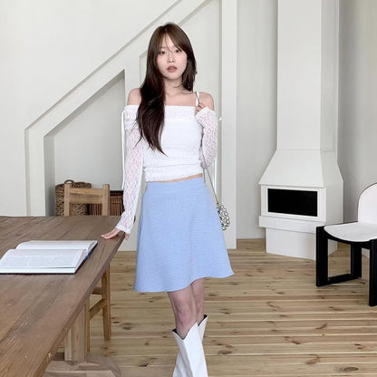 26YR0416 Tweed Skirt