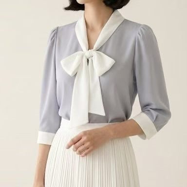 26YR0419 Ribbon Blouse