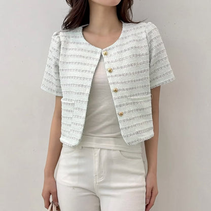 26YR0607 Tweed Cardigan