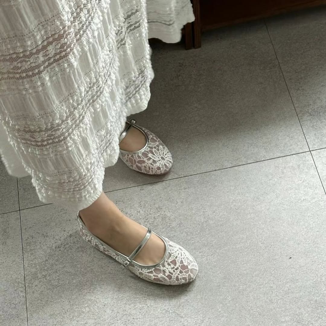25YR1034 Lace Mary Jane 2cm