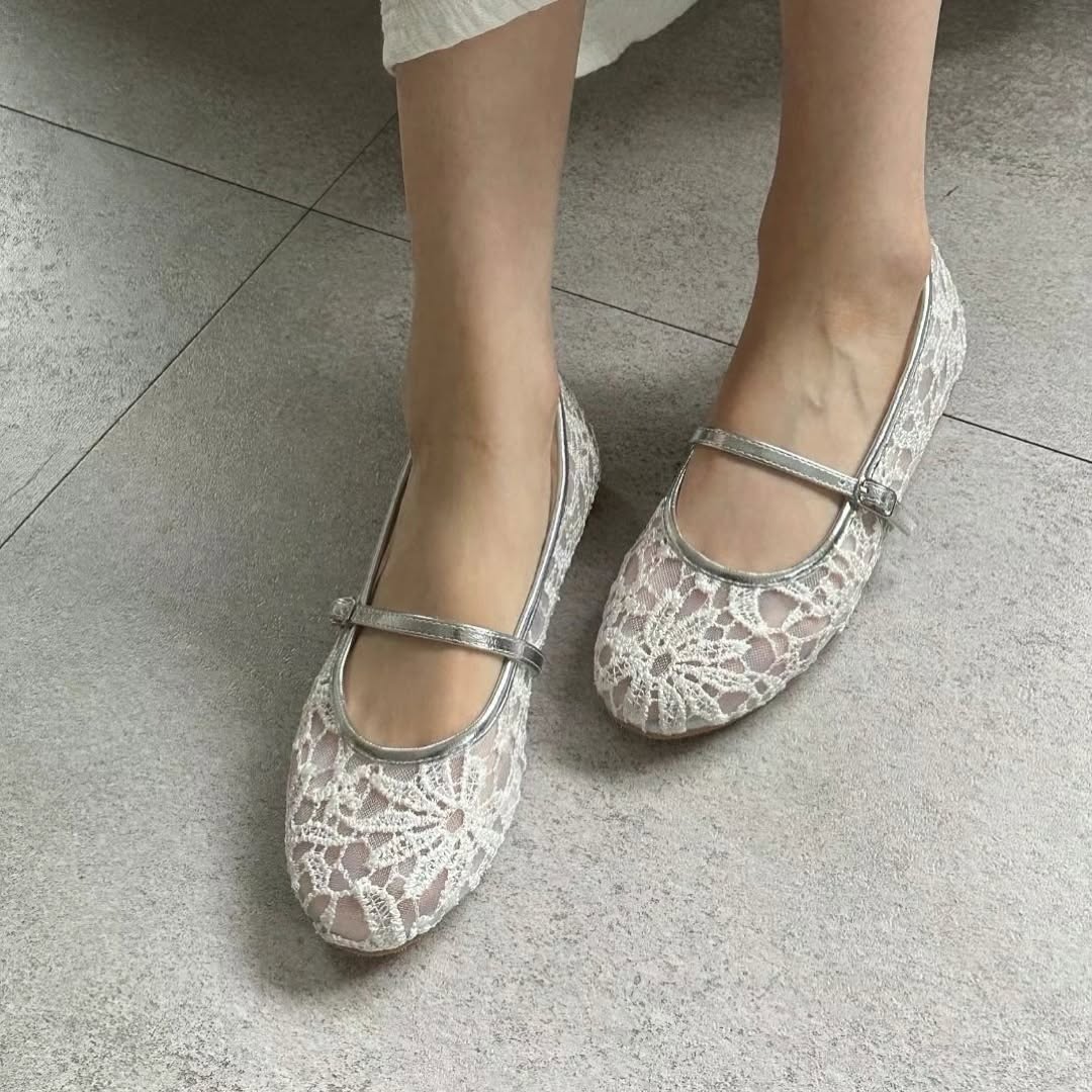 25YR1034 Lace Mary Jane 2cm