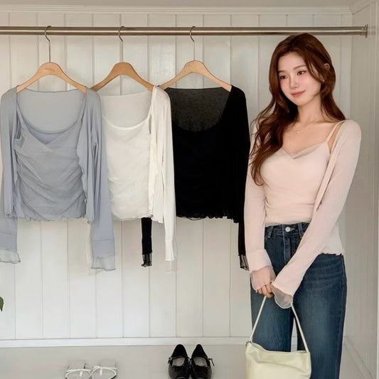 26YR0613 Cardigan Set