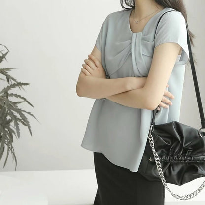 24YR1434 Ribbon Blouse Top