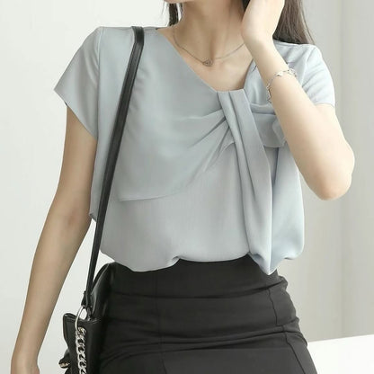 24YR1434 Ribbon Blouse Top