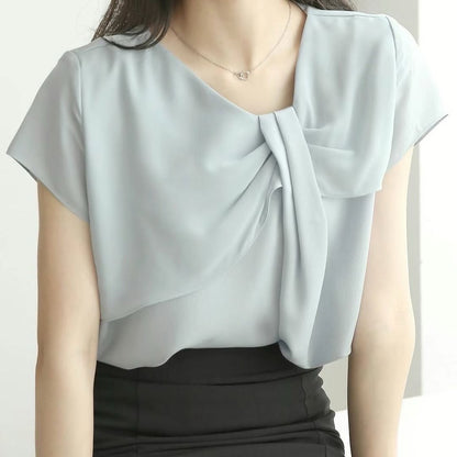 24YR1434 Ribbon Blouse Top