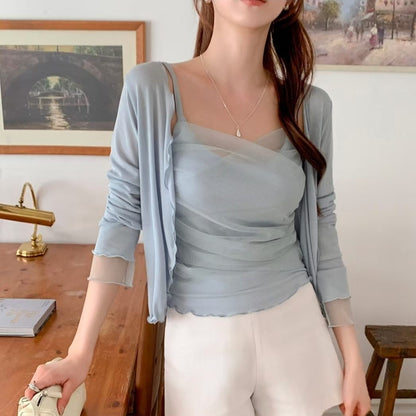 26YR0613 Cardigan Set