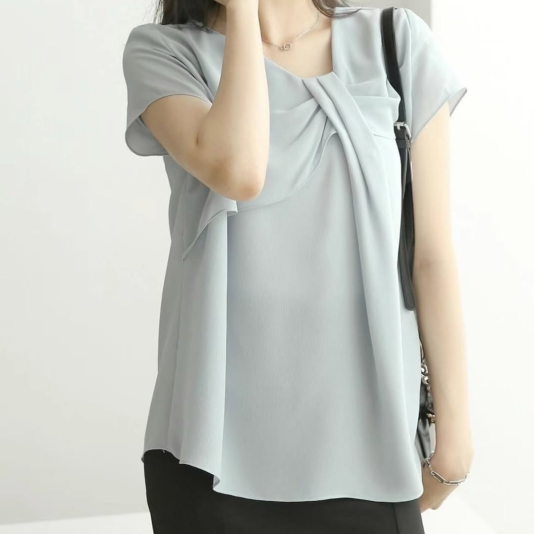 24YR1434 Ribbon Blouse Top