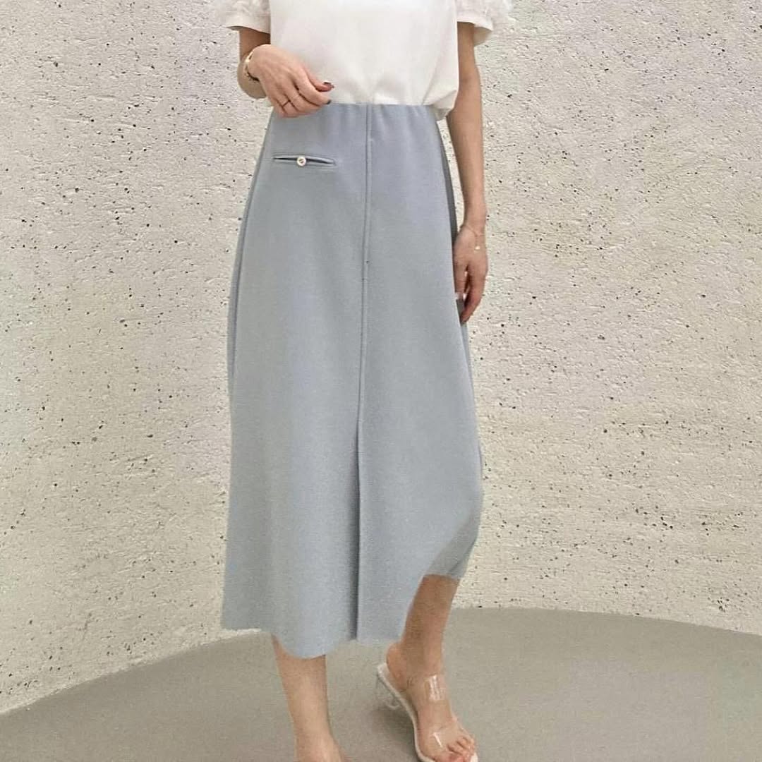 24YR1912 小開叉半身裙