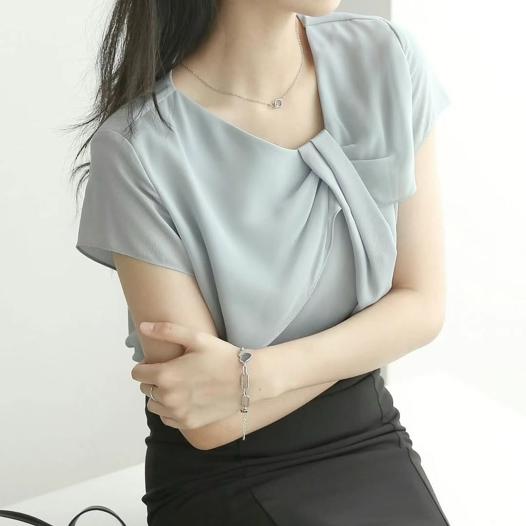 24YR1434 Ribbon Blouse Top