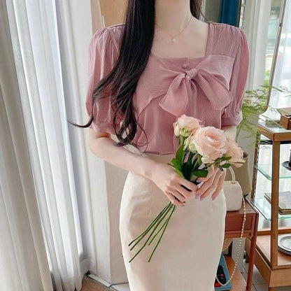 24YR1529 Ribbon Blouse