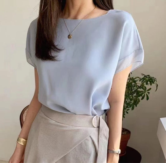 21Y081 薄紗雪紡上衣