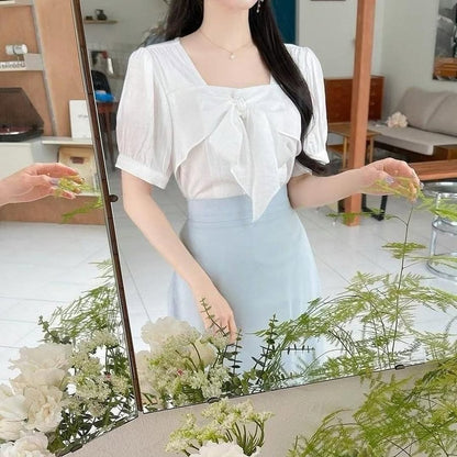 24YR1529 Ribbon Blouse