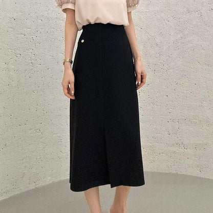 24YR1912 小開叉半身裙