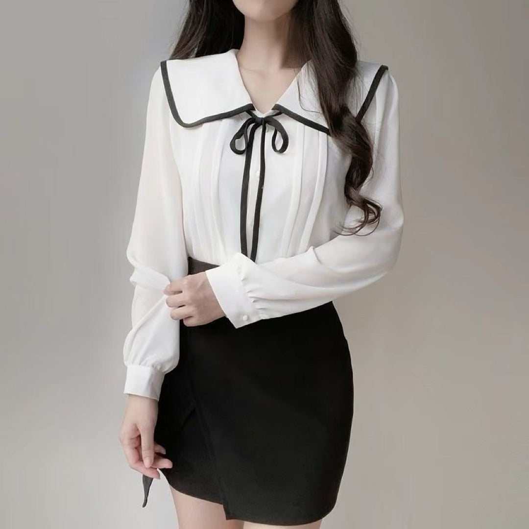 24YR2025 Ribbon Blouse