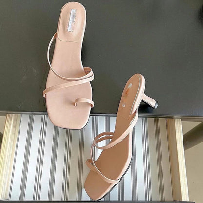 23YR1115 幼帶高踭涼鞋5cm