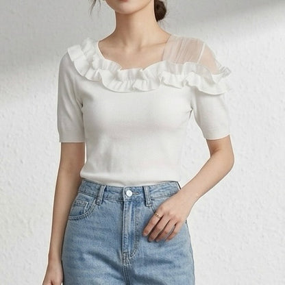 26YR0807 Ruffle Top