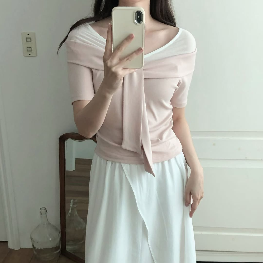 26YR1019 Ribbon Top
