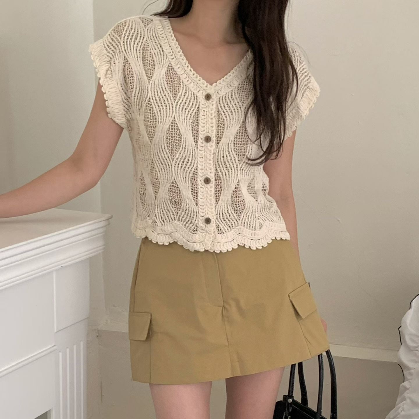 26YR1219 Cardigan Top