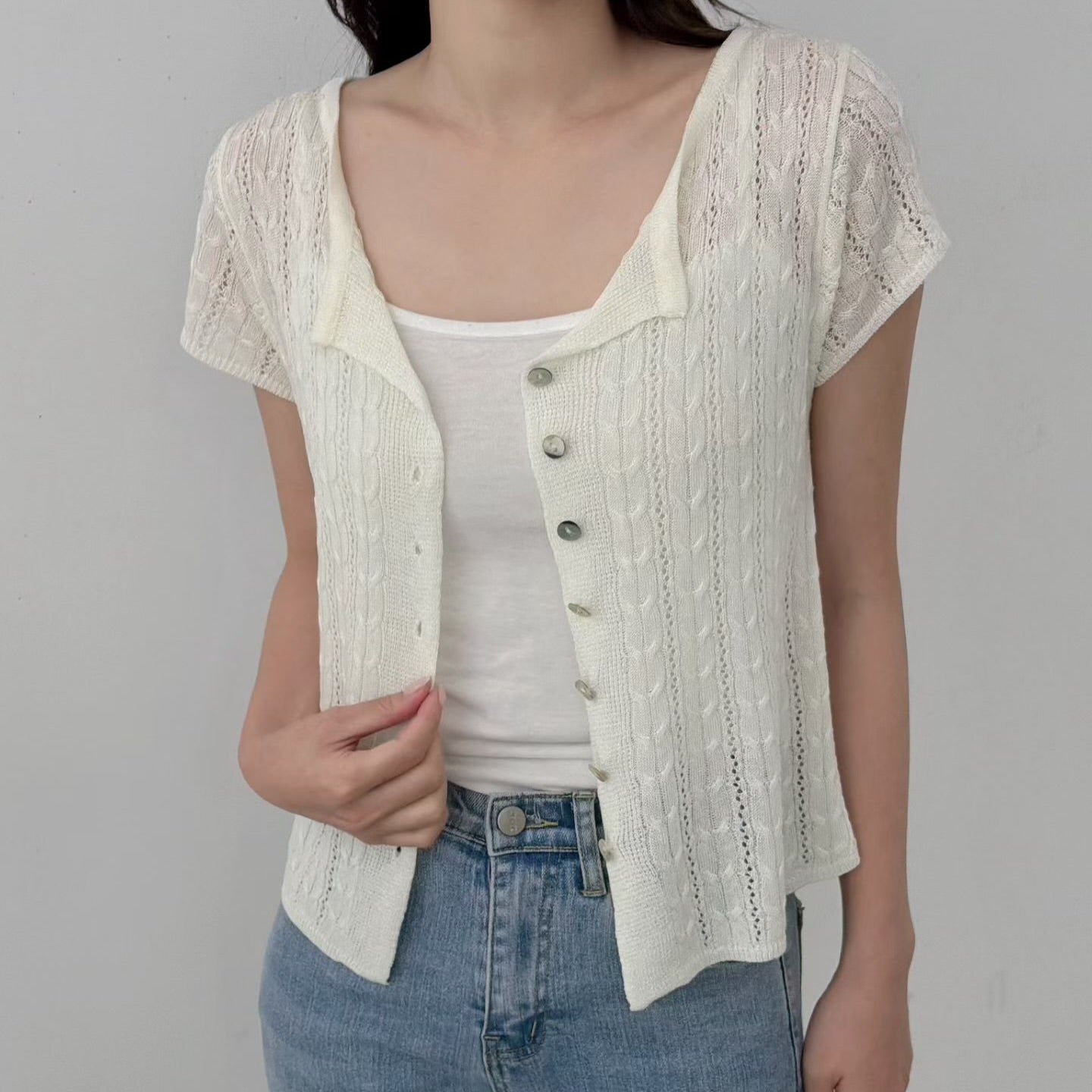 26YR1310 Cardigan Top