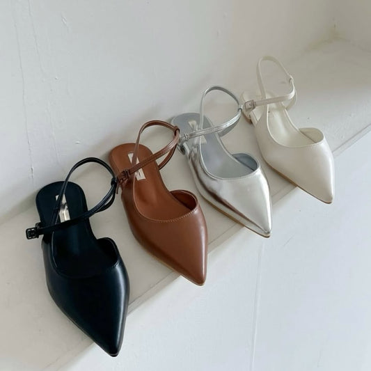 25YR1002 尖頭Flat Shoes 1cm