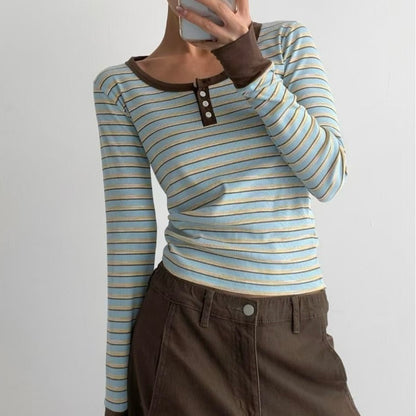 26YR1606 Stripe Top