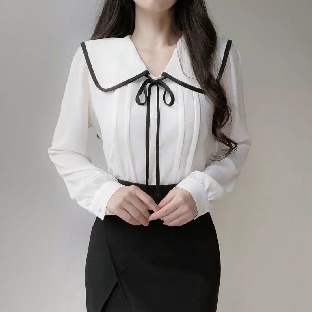 24YR2025 Ribbon Blouse