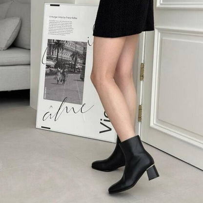 24YR2208 小方頭Ankle Boot 6cm